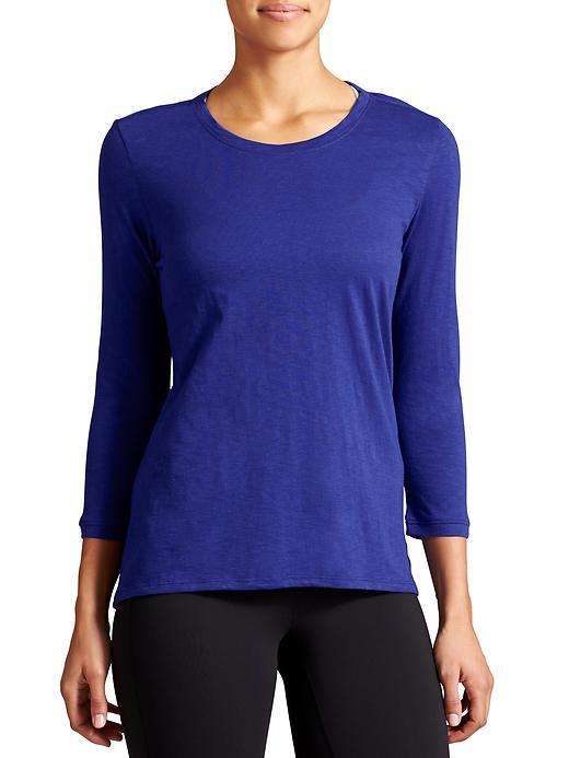 Athleta Womens Asana Top Size L Tall - Sapphire