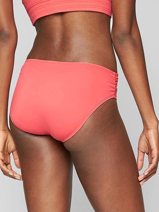 Athleta Womens Shirred Full Tide Bottom Coral Flash Size Xxs