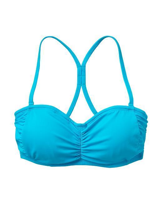 Athleta Womens Bandeau Bikini Size 32b/c - Bora Bora Blue