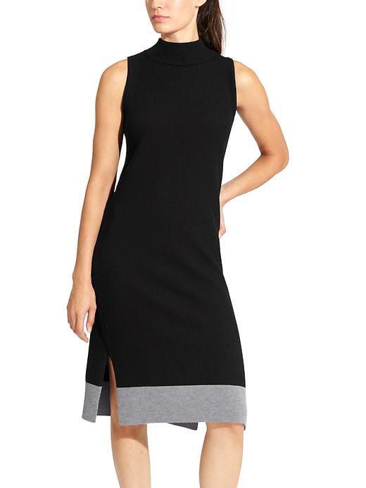 Athleta Womens Winterlude Dress Size M Tall - Black