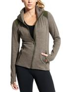 Athleta Womens Stronger Hoodie Size 1x Plus - Forest Green Heather