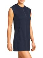 Athleta Womens Wick-it Tee Coverup Size M - Navy
