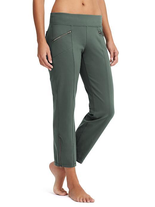 Athleta Womens Metro Straight Capri Size L Tall - Jasper Green