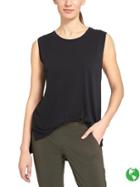 Athleta Womens Restore High Low Tank Size M - Black