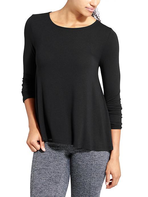 Athleta Womens Crossroad Top Size L - Black