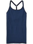 Athleta Up-tempo Stripe Tank - Dress Blue/frosted Blue