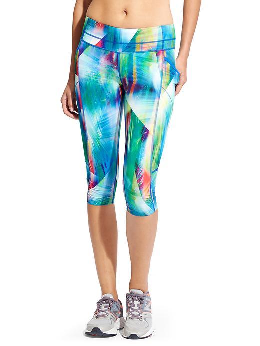 Athleta Womens Tropea Dobby Be Free Knicker Size L Tall - Multi