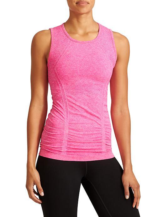 Athleta Womens Fastest Track Muscle Tank Size L - Brilliant Magenta Heather