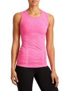 Athleta Womens Fastest Track Muscle Tank Size L - Brilliant Magenta Heather