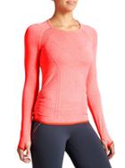 Athleta Womens Fastest Track Top Size M - Coralade Heather