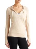 Athleta Womens Inner Twist Hoodie Size Xl - Oatmeal Heather