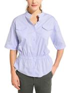 Athleta Womens Tribeca Top Size L - Blue