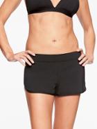 Athleta Womens Venice Swim Short Black Size Xl