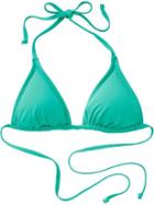 Athleta Womens Triangle String Bikini Size S - Catalina Green