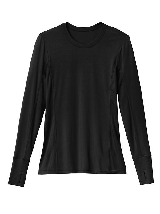 Athleta Womens Take The Heat Top Size L - Black