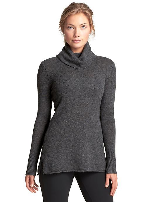 Athleta Cashmere Surrey Sweater - Charcoal Heather