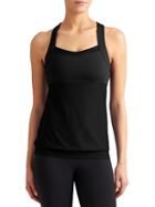 Athleta Womens Miles Top Mesh Size 1x Plus - Black