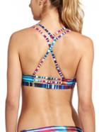 Laser Beam Cross Strap Bikini