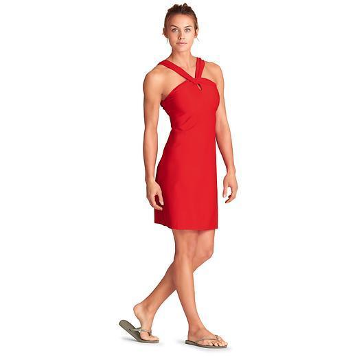 Athleta Kiki Swim Dress - Saffron Red