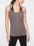 Athleta Womens Revive Tank Silver Bells Size Xs