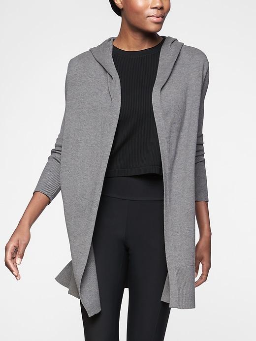 Athleta Womens Highland Wrap Medium Grey Size L