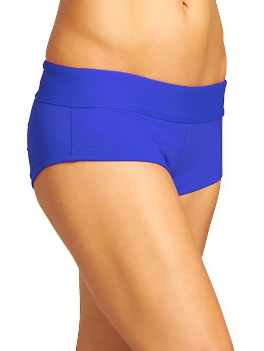 Athleta Womens Shirred Dolphin Short Size L - Caspian Blue