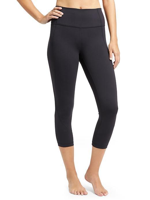 Athleta Womens Salutation Capri Size L Tall - Black