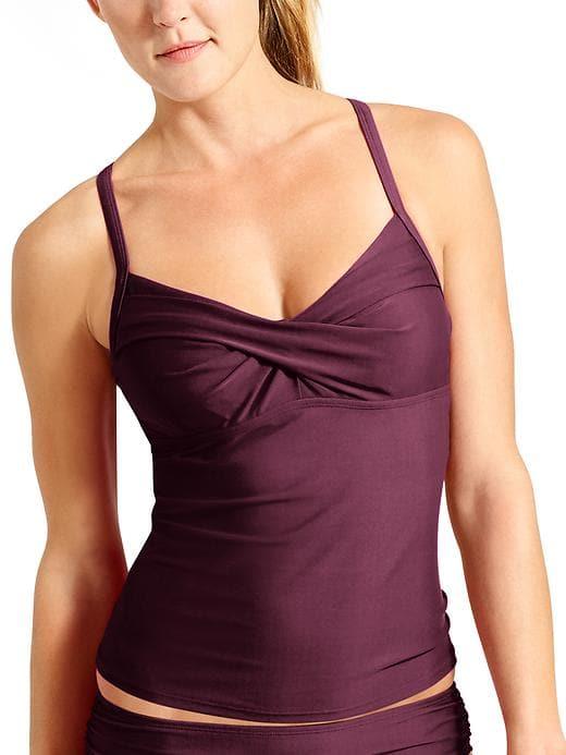 Athleta Womens Twister Tankini Top Wild Bloom Size 34b/c