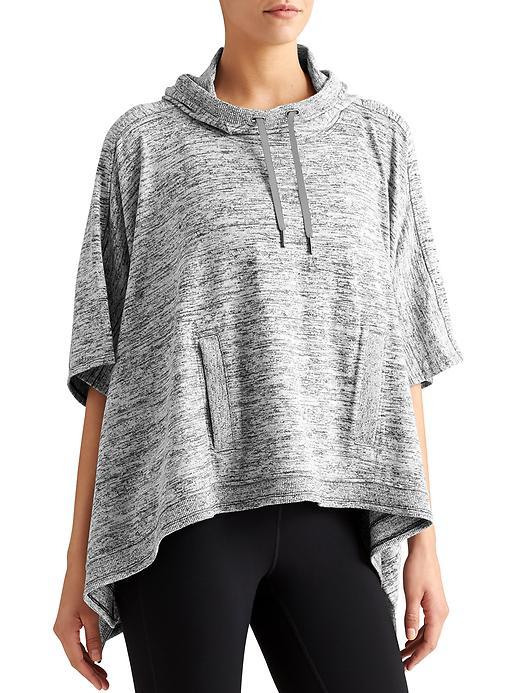 Athleta Womens Blissful Poncho Size M - Grey Heather