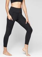 Athleta Womens Up For Anything 7/8 Tight Black Size L