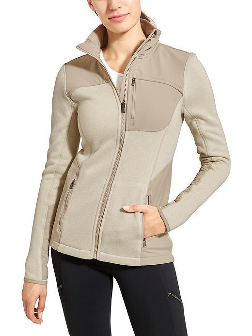 Athleta Womens Truckee Jacket Size L - Sandcastle Heather