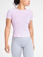 Athleta Womens Oxygen Crop Tee Size L - Violet Mist