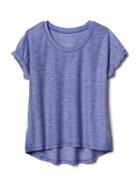 Athleta Sport It Tee Size S/7 - Periwinkle Plus Heather