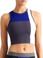 Athleta Womens Block Avenue Tank Size L - Sapphire Blue Color Block