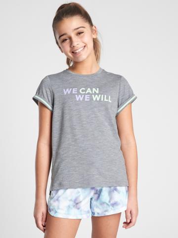 Athleta Girl We Can, We Will Tee