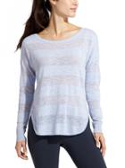 Athleta Womens Sunrise Sweater Size L - Pure Blue