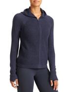 Athleta Womens Outlands Hoodie Cardigan Size L - Navy Heather