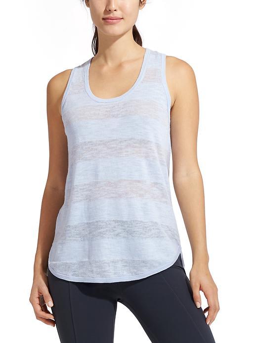 Athleta Womens Sunrise Sweater Tank Size L - Pure Blue