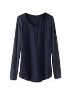 Athleta Womens Pomona Top Size Xs - Dress Blue