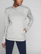 Athleta Womens Stowe Pullover Light Grey Heather Size S
