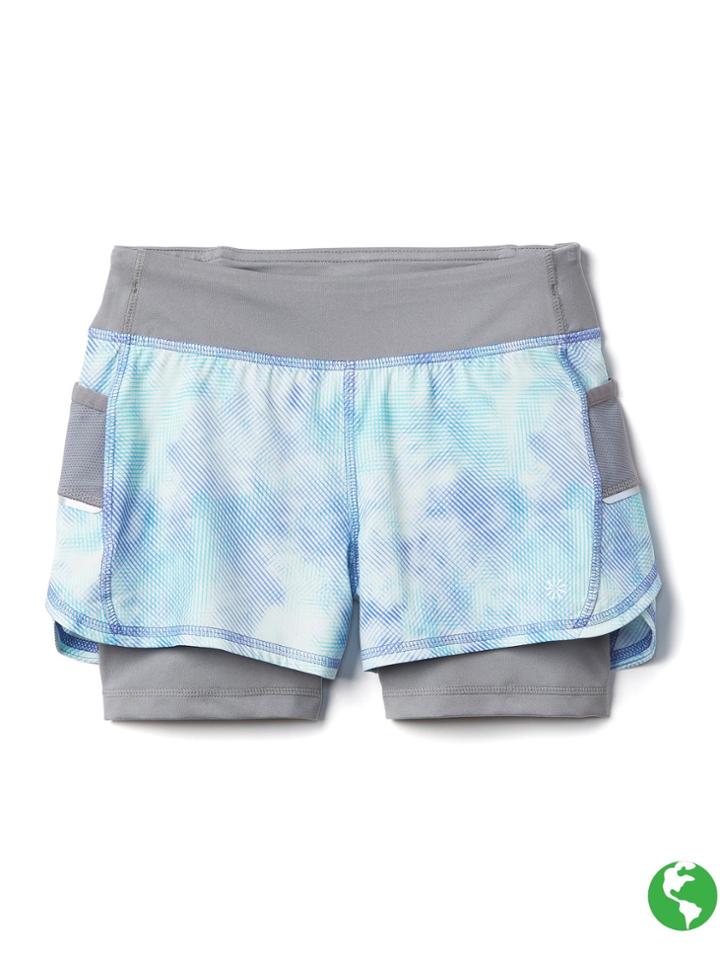 Athleta Girl Cloud Hatch Record Breaker Short 2 In 1