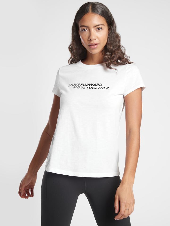 Organic Daily Crew Graphic Tee