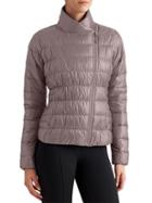 Athleta Womens Downalicious Jacket Size 1x Plus - Foxtail Taupe