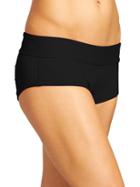 Athleta Womens Shirred Dolphin Short Size M - Black