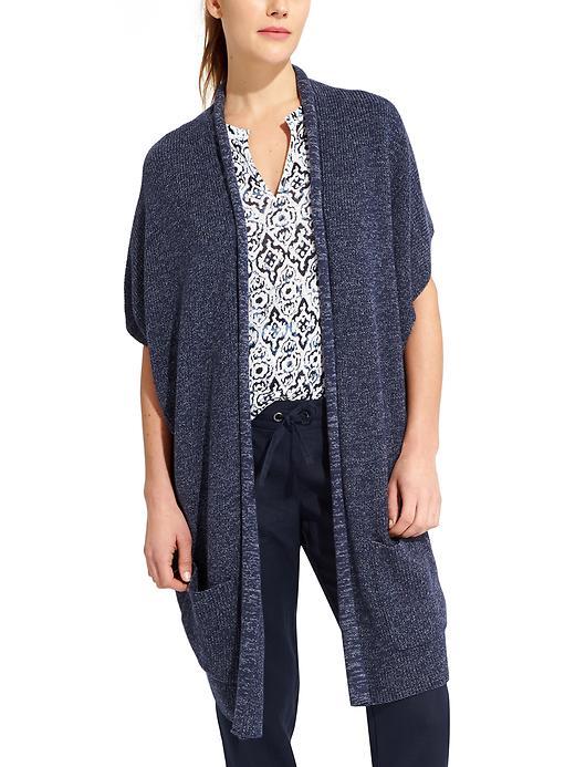 Athleta Womens Daylight Sweater Vest Navy Size L/xl