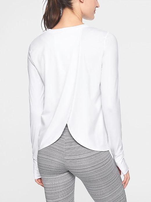 Athleta Womens Sunlover Upf Tulip Back Top Bright White Size 2x