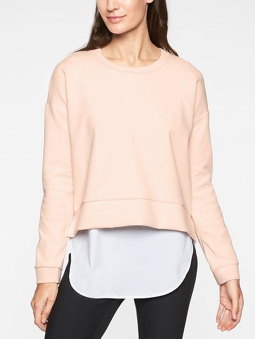 Athleta Womens Modern Sweatshirt Ballerina Gown Size M