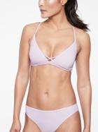 Athleta Womens Tie Back Triangle Bikini Violet Mist Size Xxs