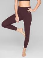 Athleta Womens Salutation 7/8 Tight Cassis Size Xl