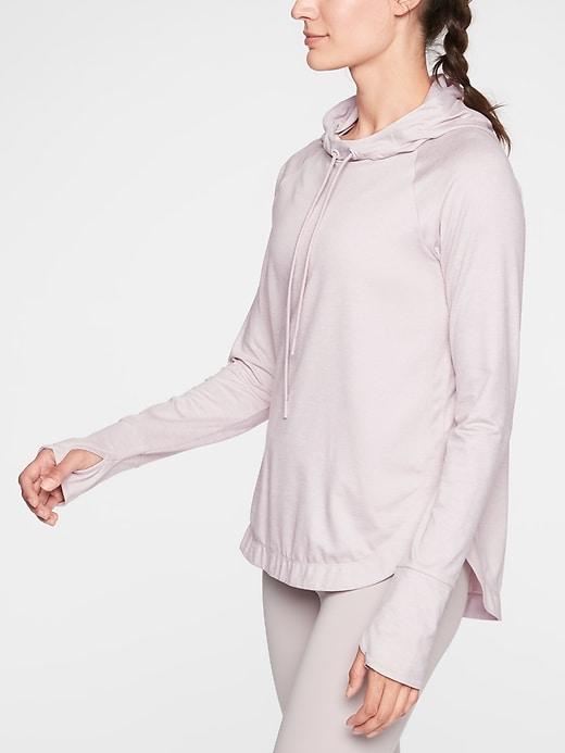 Athleta Womens Uptempo Hoodie Soft Lilac Size Xxs